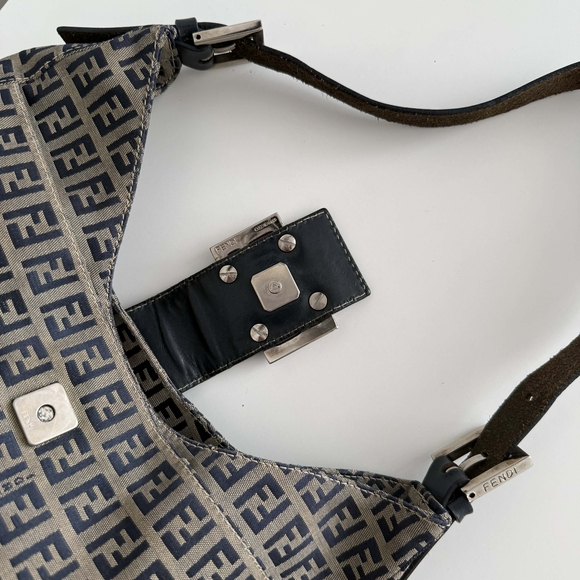 SOLD!! Fendi vintage Zucchino shoulder bag - Picture 6 of 16